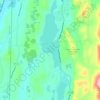 Carte topographique Lake Saint Catherine, altitude, relief