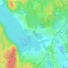 Carte topographique Бородинское, altitude, relief