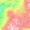 Carte topographique Cangahua, altitude, relief