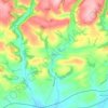 Carte topographique Meidrim, altitude, relief