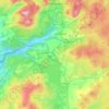 Carte topographique Maentwrog, altitude, relief