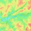 Carte topographique North Decatur, altitude, relief