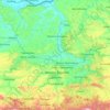 Carte topographique Oblast de Veliko Tarnovo, altitude, relief