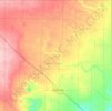 Carte topographique Lamb County, altitude, relief