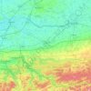 Carte topographique Kreis Soest, altitude, relief