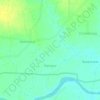 Carte topographique Rampur, altitude, relief