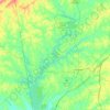 Carte topographique West Point Lake, altitude, relief