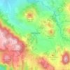 Carte topographique Malrevers, altitude, relief