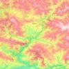 Carte topographique Hizan, altitude, relief