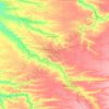 Carte topographique Тихорецкий район, altitude, relief