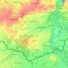 Carte topographique Brunehaut, altitude, relief