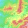 Carte topographique El Aioun, altitude, relief