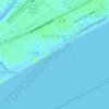 Carte topographique Atlantic Beach, altitude, relief