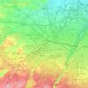 Carte topographique Würm, altitude, relief
