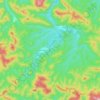 Carte topographique Шабановское сельское поселение, altitude, relief
