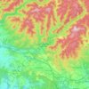 Carte topographique 37431, altitude, relief