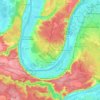 Carte topographique 76530, altitude, relief