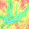 Carte topographique Beavercreek Township, altitude, relief