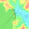 Carte topographique Canyon Lake Dam, altitude, relief