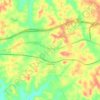 Carte topographique Coaling, altitude, relief