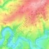 Carte topographique Malval, altitude, relief
