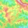 Carte topographique Bidania-Goiatz, altitude, relief