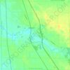 Carte topographique Bridgeport Charter Township, altitude, relief