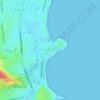 Carte topographique Barrack Point, altitude, relief