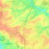 Carte topographique Colomby, altitude, relief