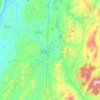 Carte topographique Mettawee River, altitude, relief