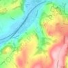 Carte topographique Mochdre, altitude, relief