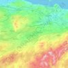 Carte topographique West Lothian, altitude, relief