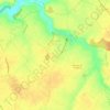 Carte topographique Le Frestoy-Vaux, altitude, relief