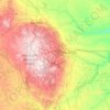 Carte topographique Black Hills National Forest, altitude, relief