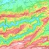 Carte topographique Clos du Doubs, altitude, relief