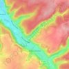 Carte topographique Bellencombre, altitude, relief