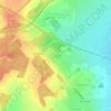 Carte topographique КП Солнечная поляна, altitude, relief