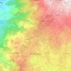 Carte topographique Fongo-Tongo, altitude, relief