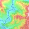 Carte topographique Луково, altitude, relief