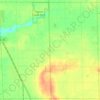 Carte topographique Olive Township, altitude, relief