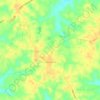 Carte topographique Hornbeak, altitude, relief
