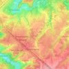 Carte topographique Зональненское сельское поселение, altitude, relief