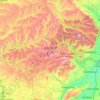 Carte topographique Catskill Park, altitude, relief