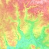 Carte topographique Вознесенский муниципальный округ, altitude, relief