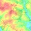 Carte topographique La Croix-Helléan, altitude, relief