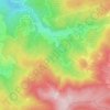 Carte topographique Grandrupt, altitude, relief