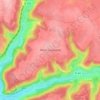 Carte topographique Mont-Cauvaire, altitude, relief