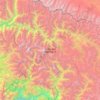 Carte topographique Shey Phoksundo National Park, altitude, relief