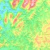 Carte topographique Mostardas, altitude, relief