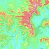 Carte topographique Border Ranges National Park, altitude, relief
